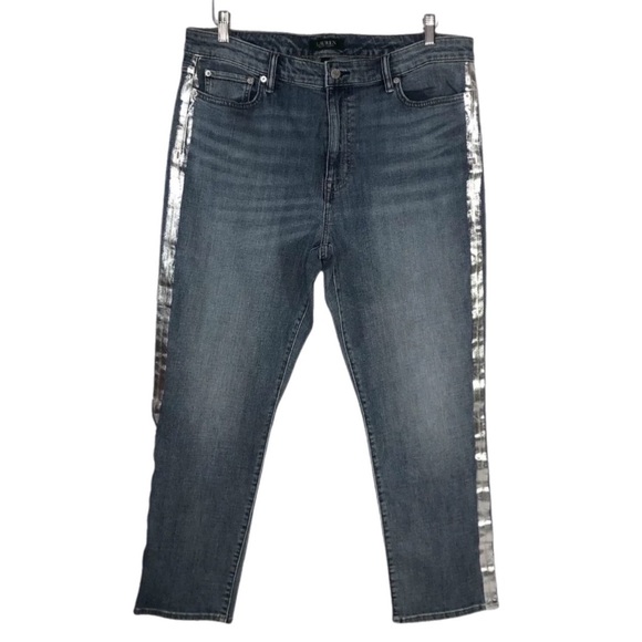 Lauren Ralph Lauren Jeans Silver Detail - Picture 1 of 9